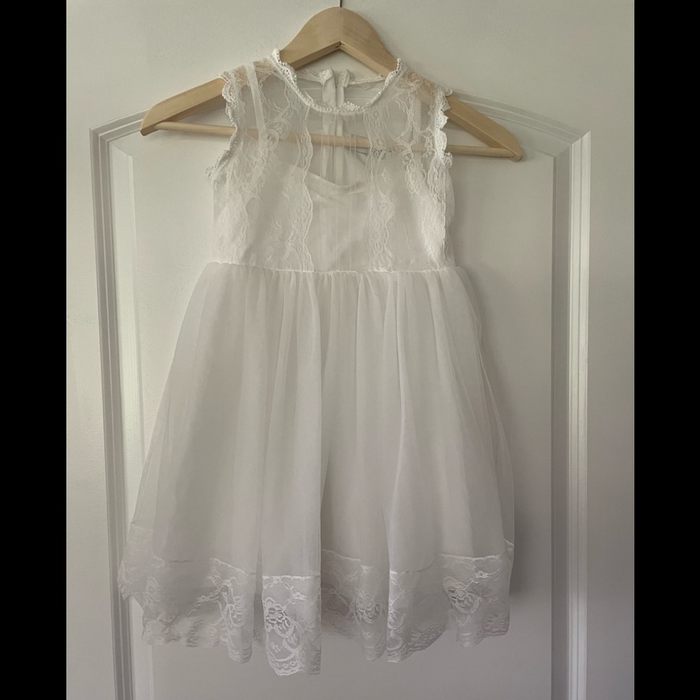 GUC Girls Trish Scully Dress in white